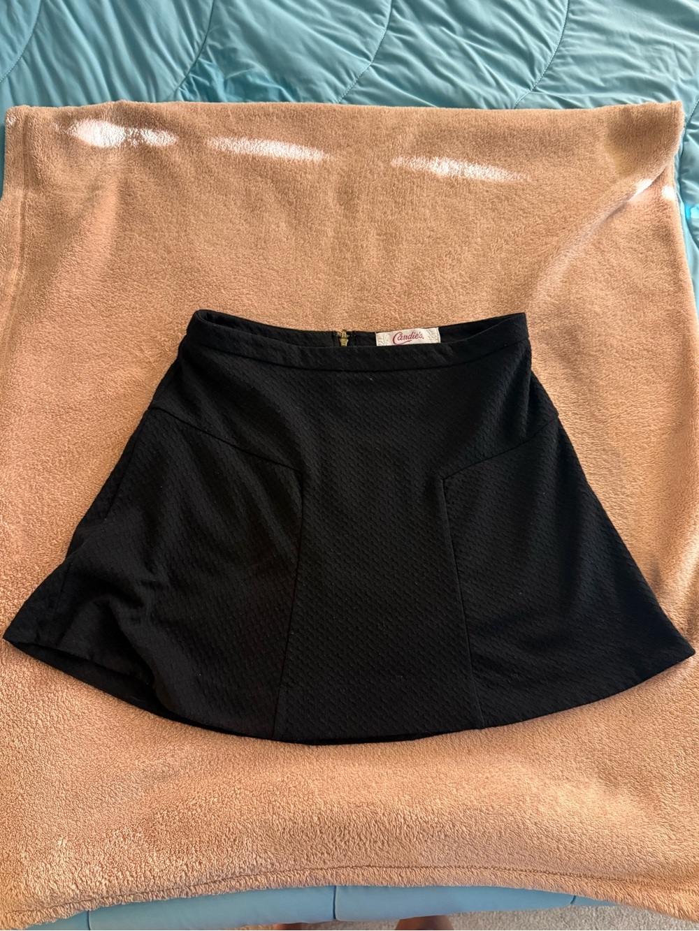 Candie's Black Circle Skater Skirt